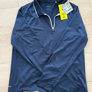 Puma Women’s Navy Quarter Zip